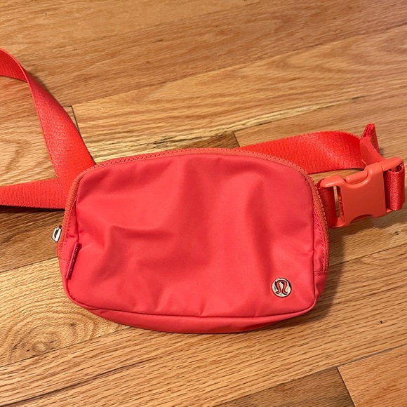 lululemon athletica Handbags - lululemon athletica Bright Red/ Coral Belt Bag